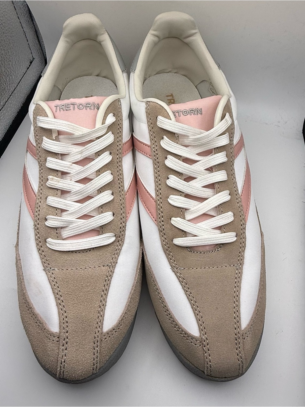 TRETORN Women's Rawlins Retro Leather Sneaker Shoes ~ Blush ~ Size 9